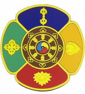 五方佛轉經輪止滑墊(底座)(不含轉經輪)