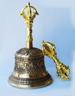 金剛鈴杵(中 )(新)( 5股) (純銅)